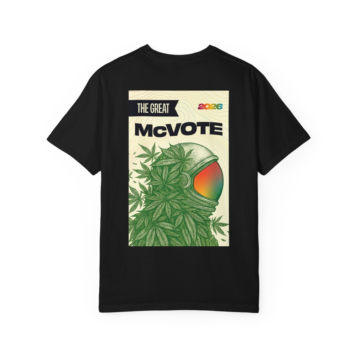 The Great McVOTE 2026 shirt — back design